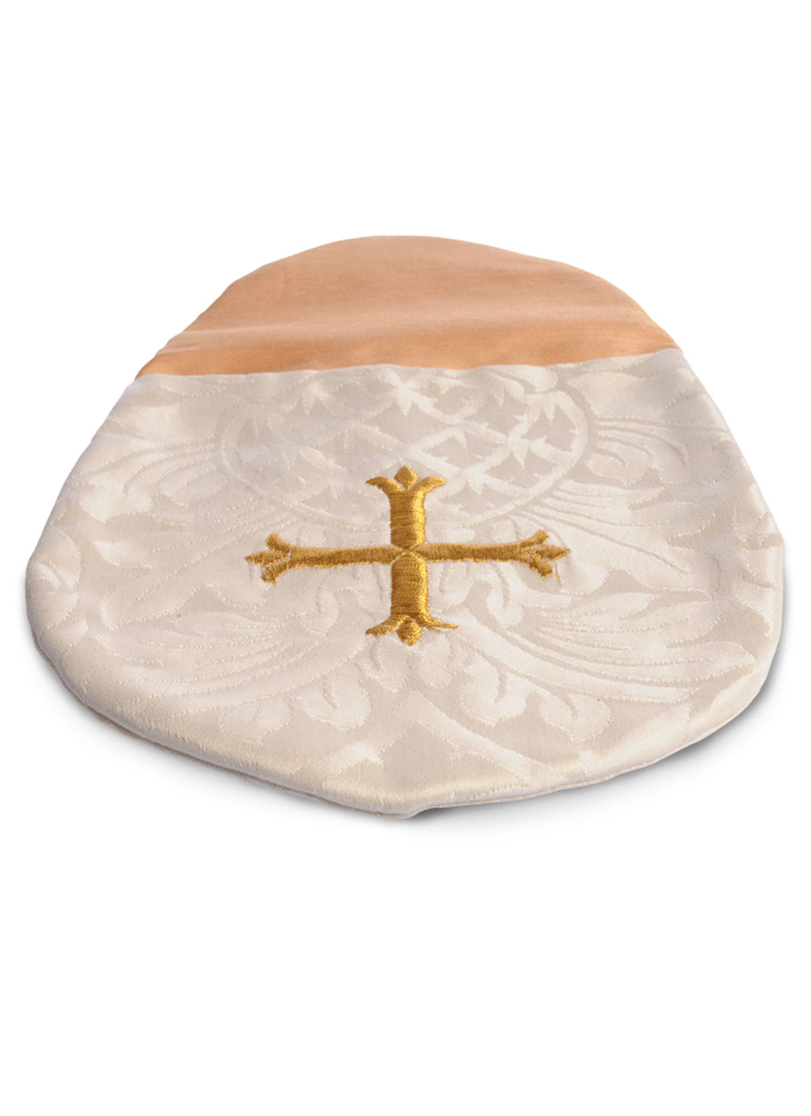 Collection Bag, White with Gold Cross UK Church Supplies & Church